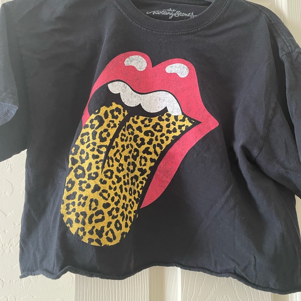 Rolling Stones crop top